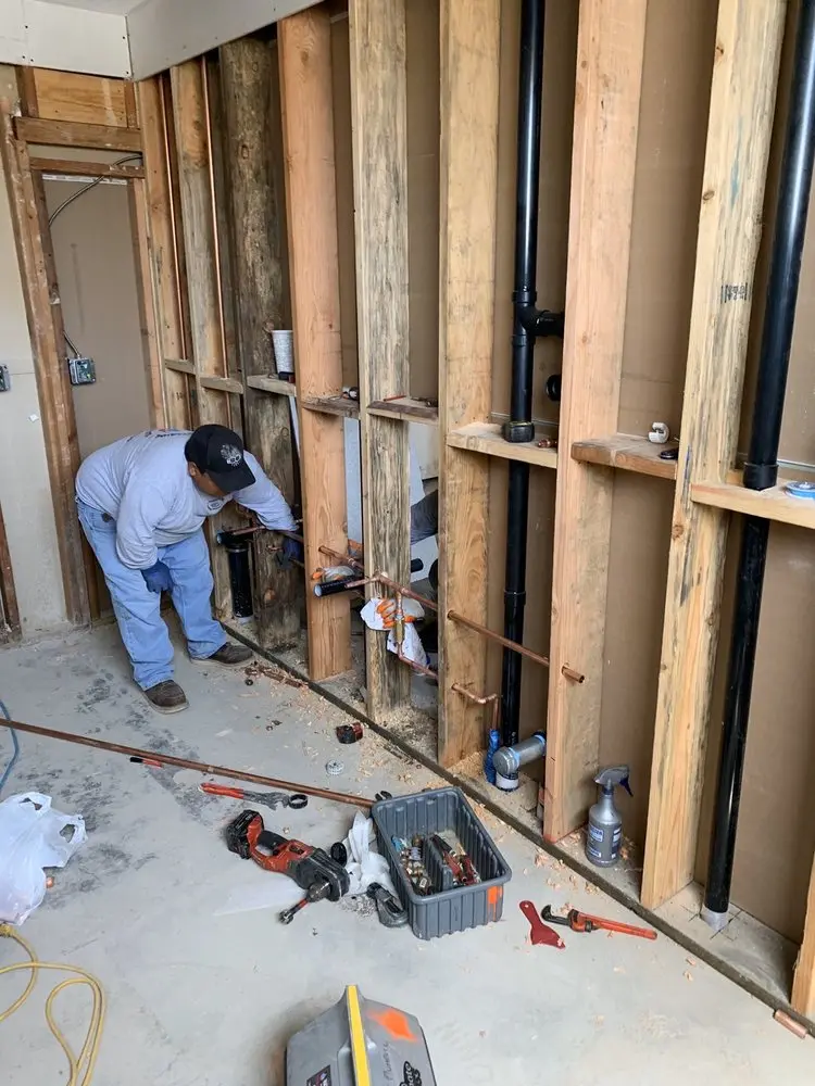 Commercial rough-in plumbing for Trenchless Sewer Repair in Florida Indian River